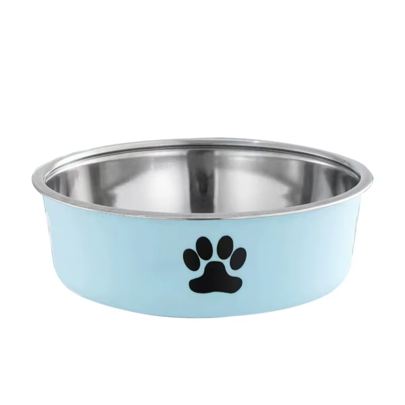 Colorful Stainless Steel Pet Bowl