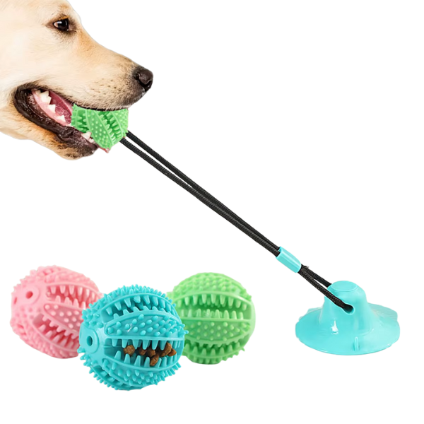 Interactive Suction Cup Tug Toy for Dogs