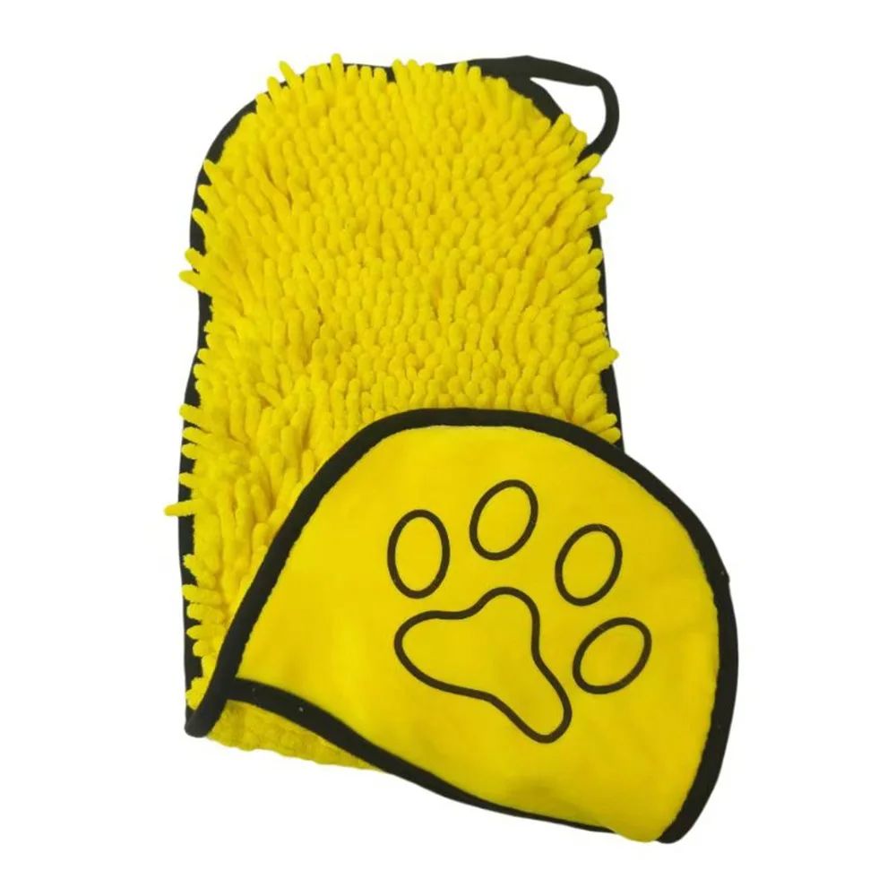 Super Absorbent Pet Drying Towel with Hand Pockets