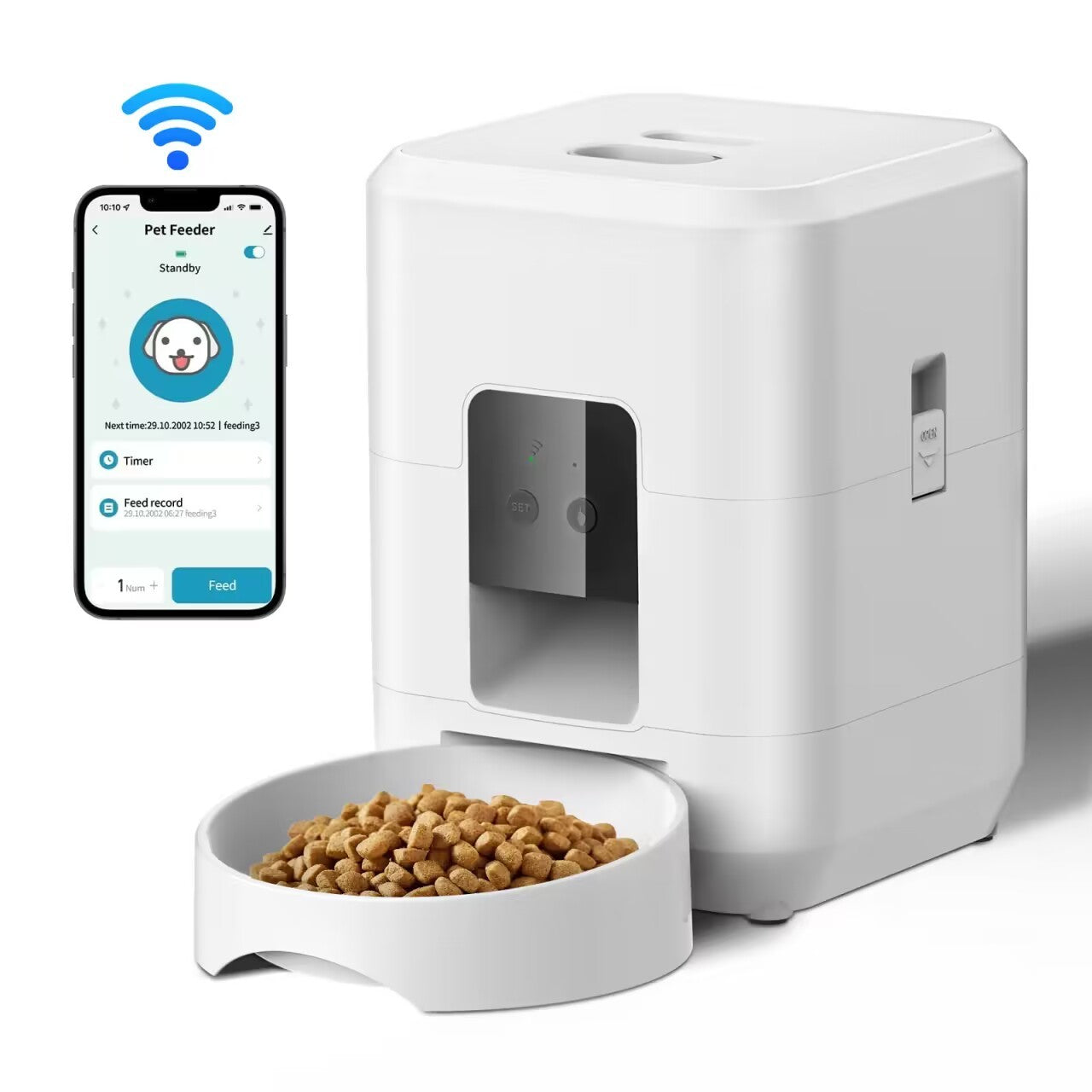 Automatic Pet Feeder with LCD Display